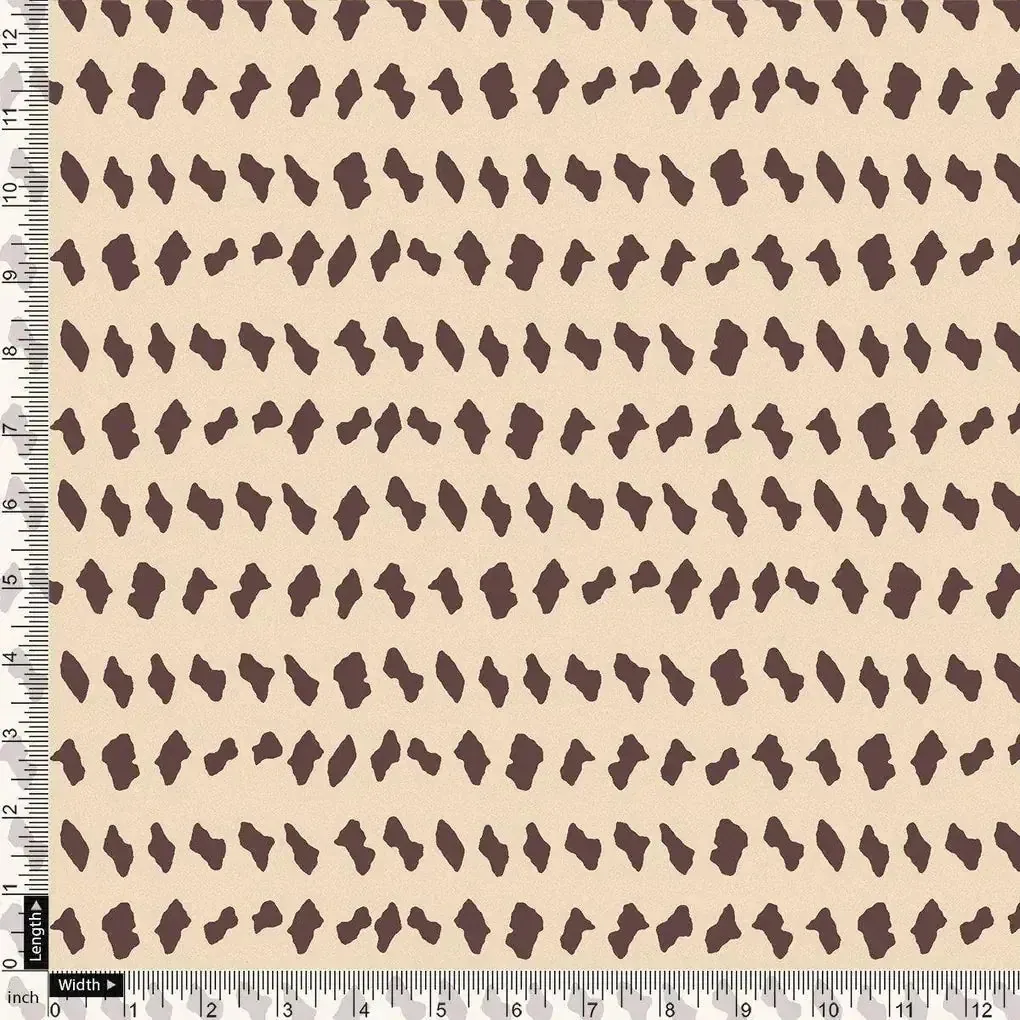 Brown Stones Digital Printed Fabric - Pure Chiffon - Image 4