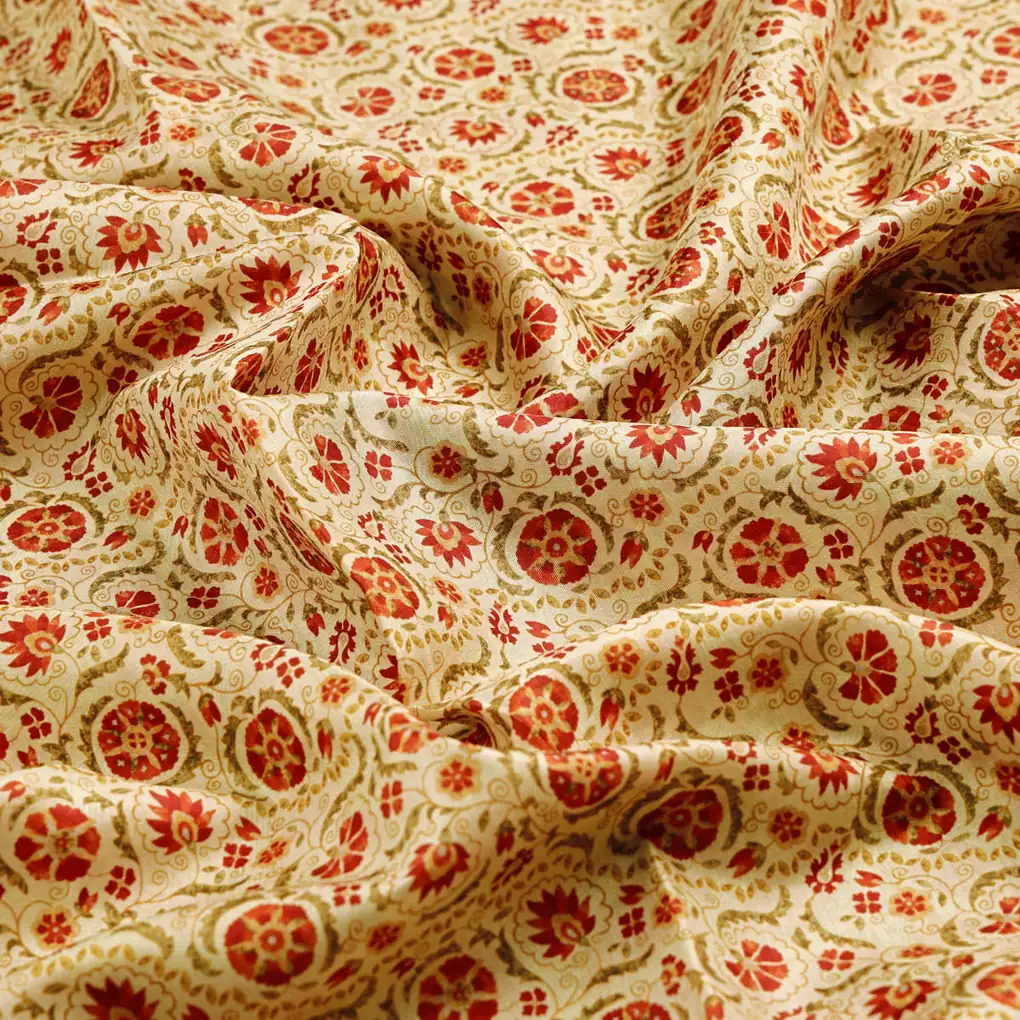 Dola Silk Printed Fabric