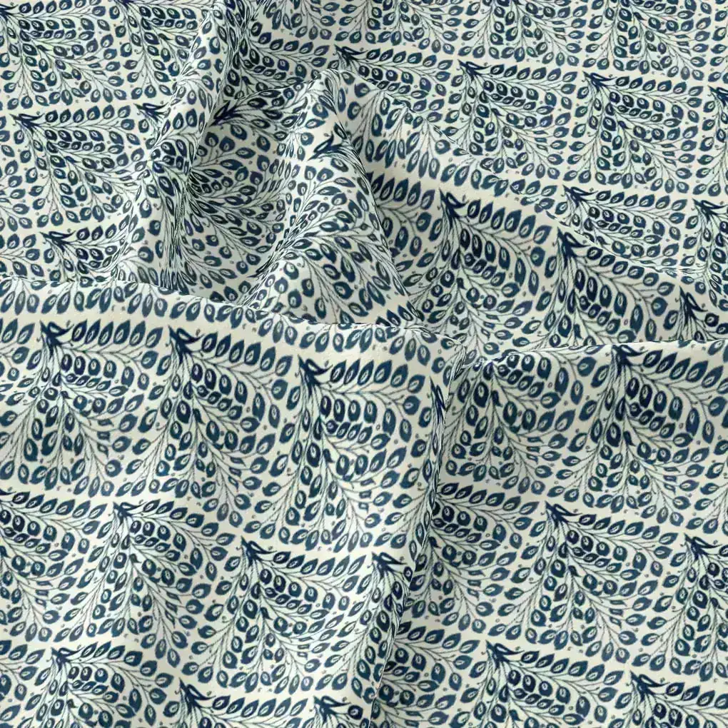 Morpich Block Digital Printed Fabric - Muslin - Image 3