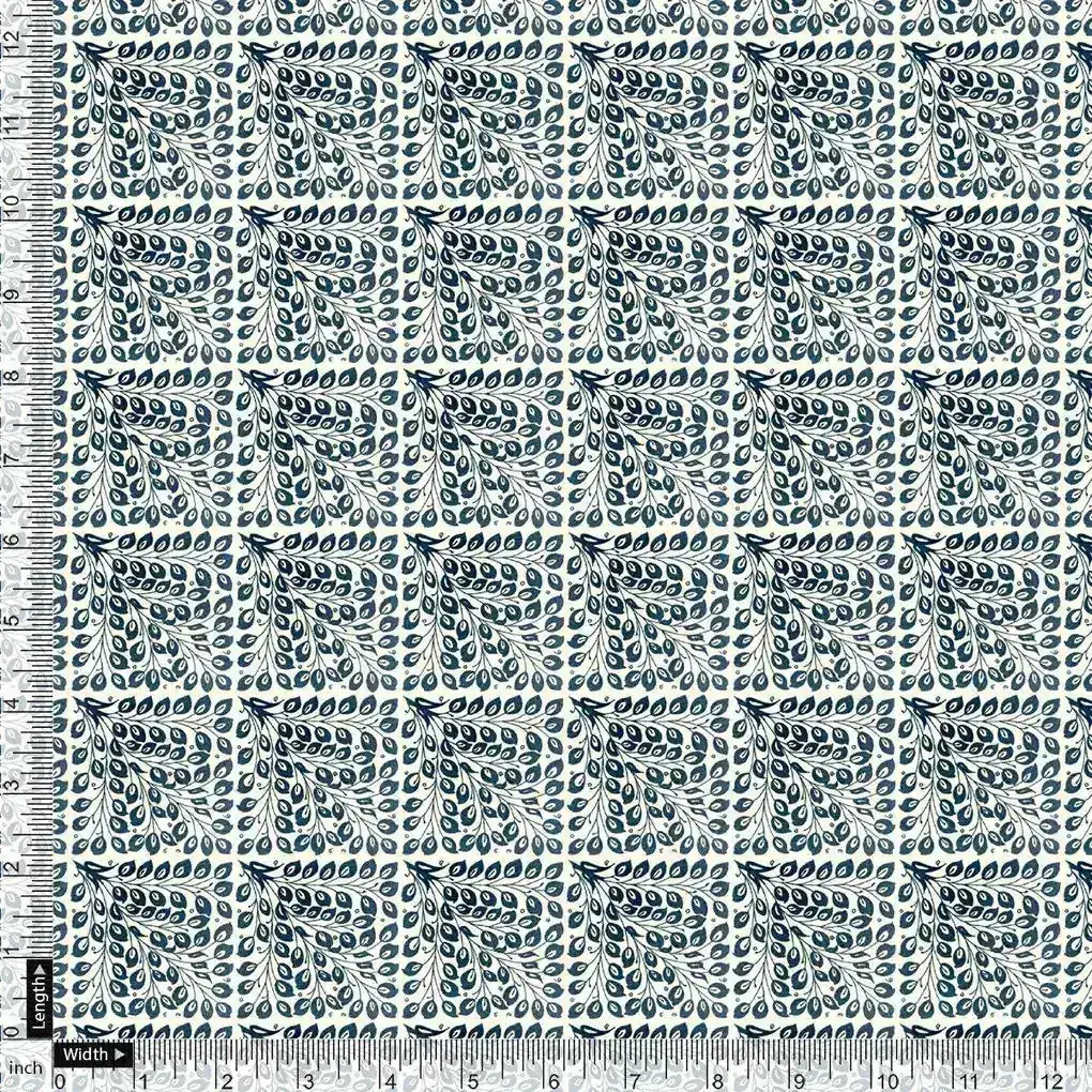 Morpich Block Digital Printed Fabric - Pure Chiffon - Image 4